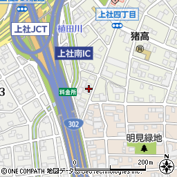 愛知県名古屋市名東区上社4丁目49周辺の地図