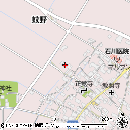 滋賀県愛知郡愛荘町蚊野2074周辺の地図
