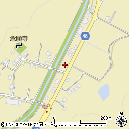 島根県大田市久利町松代86周辺の地図