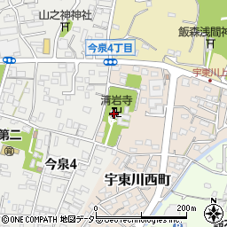 清岩寺周辺の地図