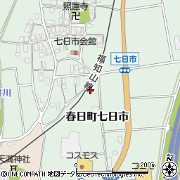 兵庫県丹波市春日町七日市526周辺の地図