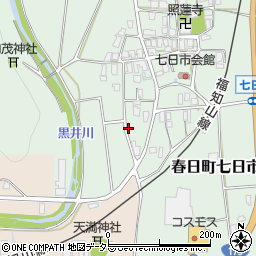 兵庫県丹波市春日町七日市382周辺の地図
