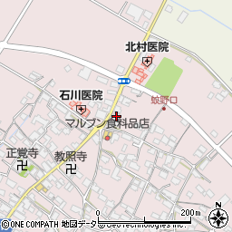 滋賀県愛知郡愛荘町蚊野1702周辺の地図