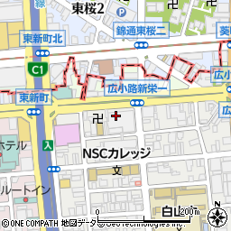 ＣＢＣホール周辺の地図