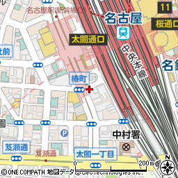 若鯱家名古屋駅エスカ店周辺の地図