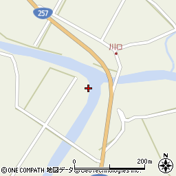 愛知県設楽町（北設楽郡）西納庫（原）周辺の地図