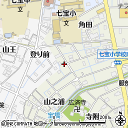 愛知県あま市七宝町桂角田73周辺の地図