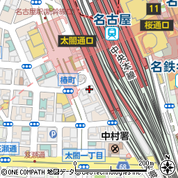 さかなや道場 名古屋駅太閤通口店周辺の地図