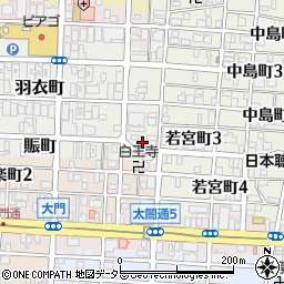 高柳　本社周辺の地図
