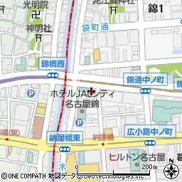 ワタベウェディング株式会社　名古屋グランドプラザ周辺の地図