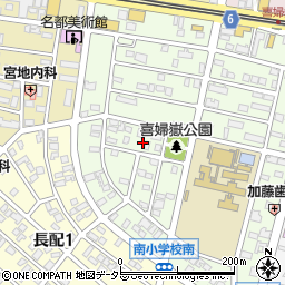 愛知県長久手市喜婦嶽1512周辺の地図