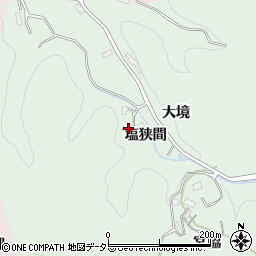 愛知県豊田市細田町塩狭間周辺の地図