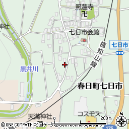 兵庫県丹波市春日町七日市403周辺の地図