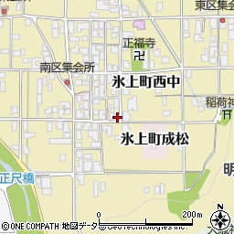 兵庫県丹波市氷上町西中294周辺の地図