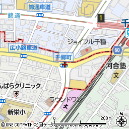 千郷町周辺の地図