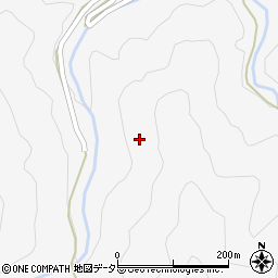 愛知県北設楽郡豊根村富山中澤周辺の地図