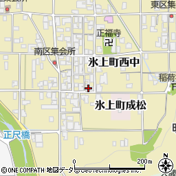 兵庫県丹波市氷上町西中295周辺の地図