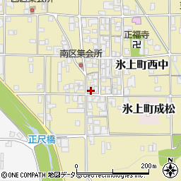 兵庫県丹波市氷上町西中462周辺の地図