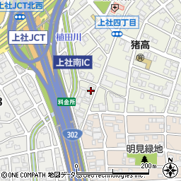 愛知県名古屋市名東区上社4丁目53周辺の地図