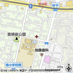 愛知県長久手市喜婦嶽611周辺の地図