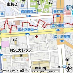 グローブＸ新栄周辺の地図