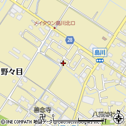 滋賀県愛知郡愛荘町島川1382周辺の地図