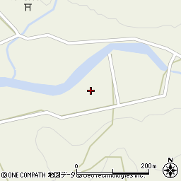 愛知県設楽町（北設楽郡）西納庫（神ノ木沢）周辺の地図