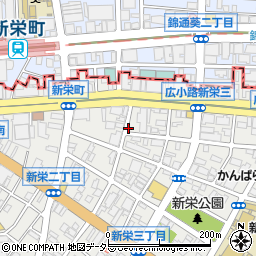 名鉄協商新栄２丁目第１０駐車場周辺の地図
