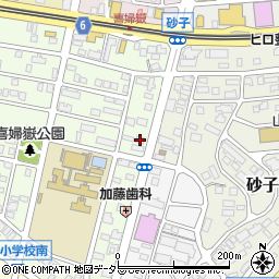 愛知県長久手市喜婦嶽308周辺の地図