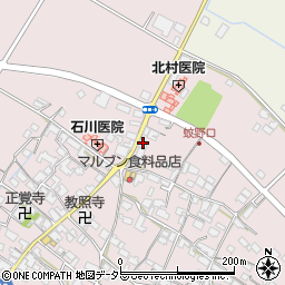滋賀県愛知郡愛荘町蚊野1703周辺の地図