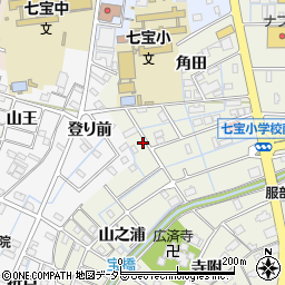 愛知県あま市七宝町桂角田70周辺の地図