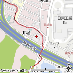 愛知県名古屋市名東区猪高町大字上社井堀25周辺の地図