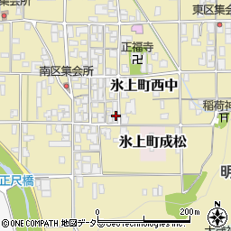 兵庫県丹波市氷上町西中293周辺の地図