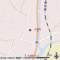 静岡県浜松市天竜区水窪町奥領家3361-1周辺の地図