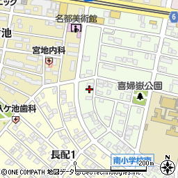愛知県長久手市喜婦嶽1403周辺の地図