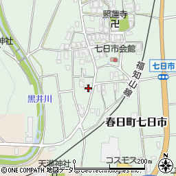 兵庫県丹波市春日町七日市402周辺の地図