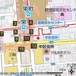 明治安田生命名古屋ビル周辺の地図