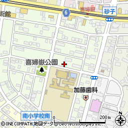 愛知県長久手市喜婦嶽614周辺の地図