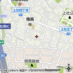 愛知県名古屋市名東区上社4丁目274周辺の地図