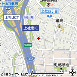 愛知県名古屋市名東区上社4丁目56周辺の地図
