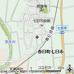 兵庫県丹波市春日町七日市425周辺の地図