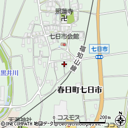 兵庫県丹波市春日町七日市430周辺の地図