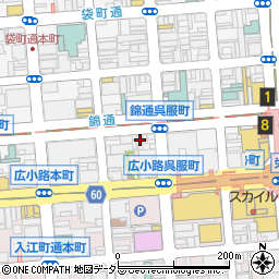 英国風パブ HUB 名古屋栄錦通り店周辺の地図