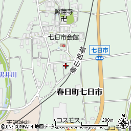 兵庫県丹波市春日町七日市432周辺の地図