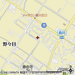 滋賀県愛知郡愛荘町島川1382-11周辺の地図