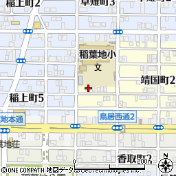 愛知県名古屋市中村区靖国町3丁目61周辺の地図