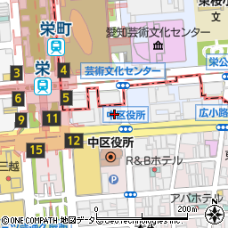 テンブロス株式会社名古屋オフィス周辺の地図