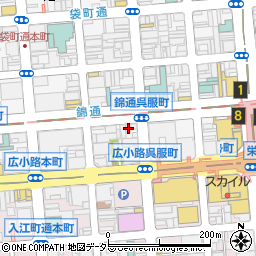 愛知県名古屋市中区錦3丁目22-8周辺の地図