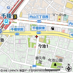 日本酒バーわさび 名古屋千種駅前本店周辺の地図