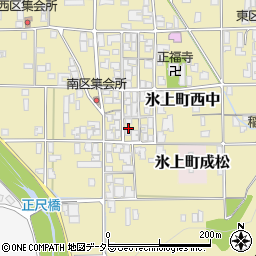 兵庫県丹波市氷上町西中301周辺の地図